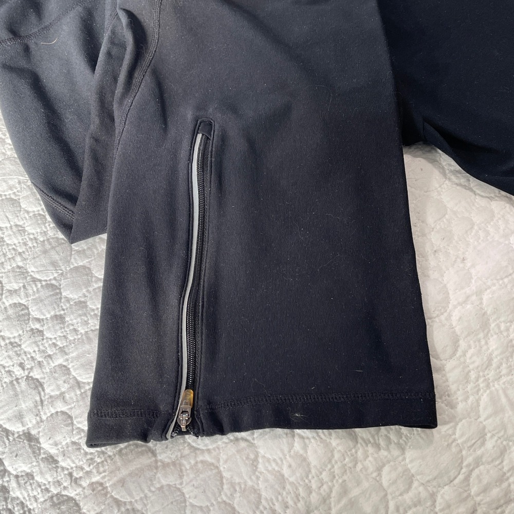 Nike Women’s Black Track Pants with Side Zipper - Picture 6 of 8